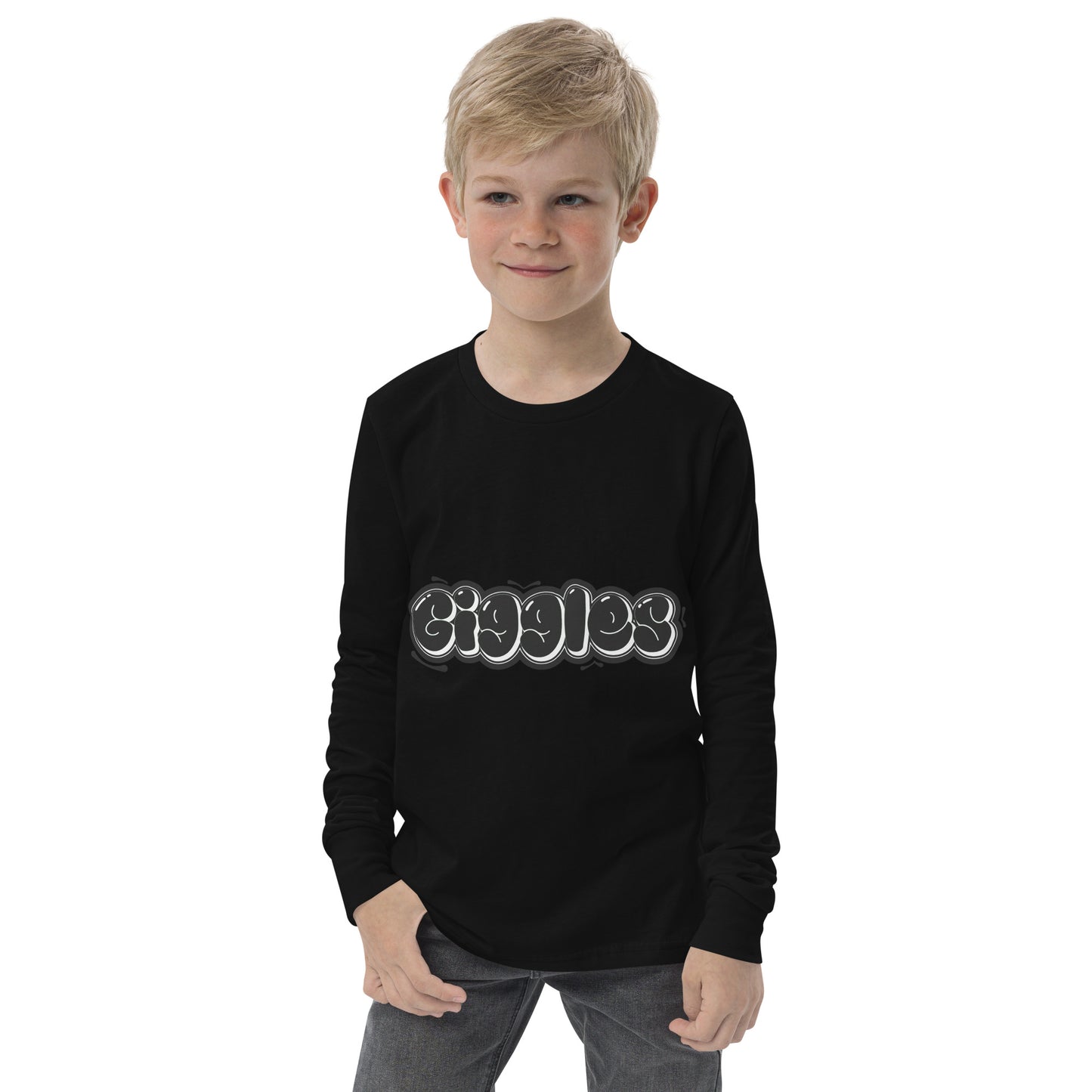 The Official Giggles Long Sleeve Tee - BLK