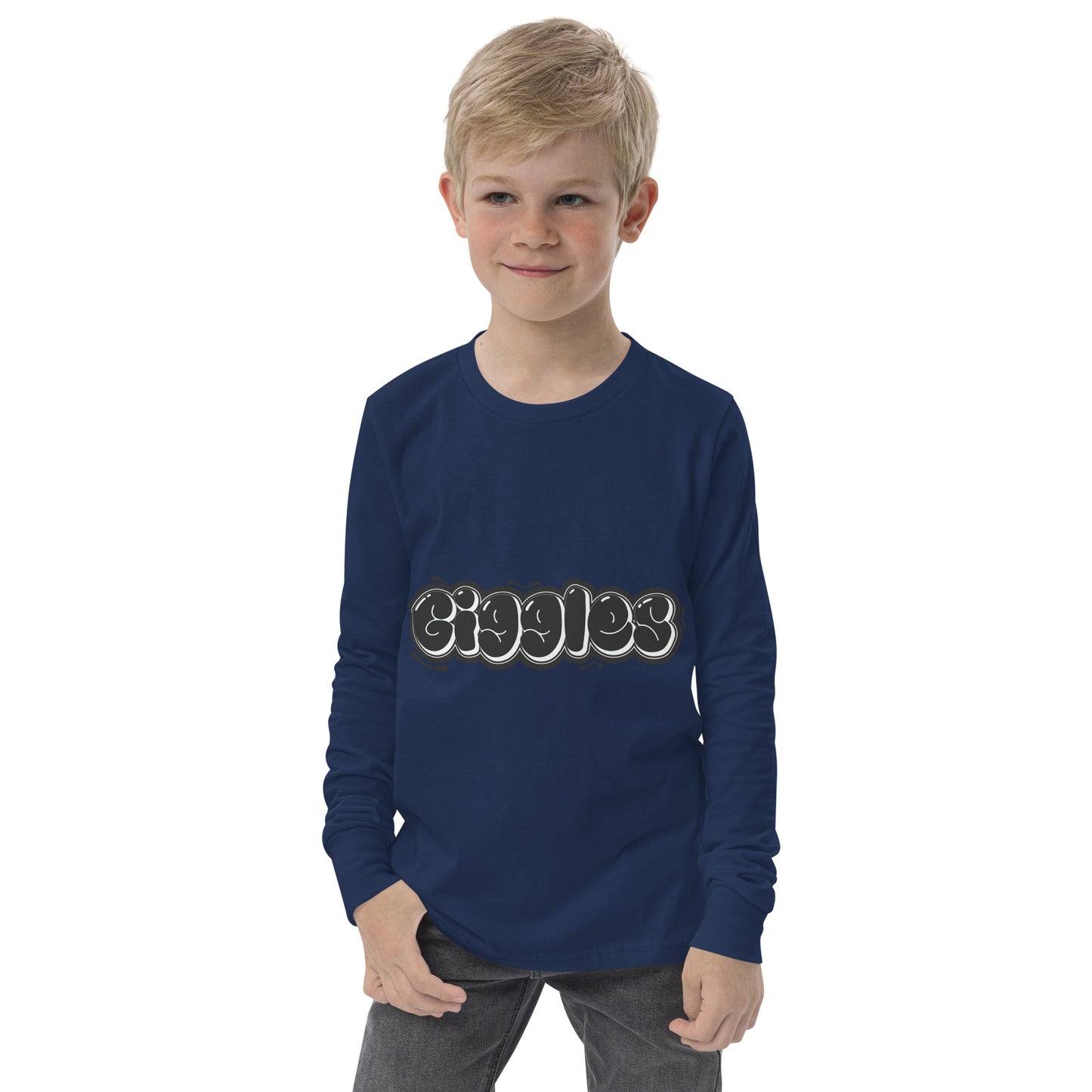 The Official Giggles Long Sleeve Tee - BLK