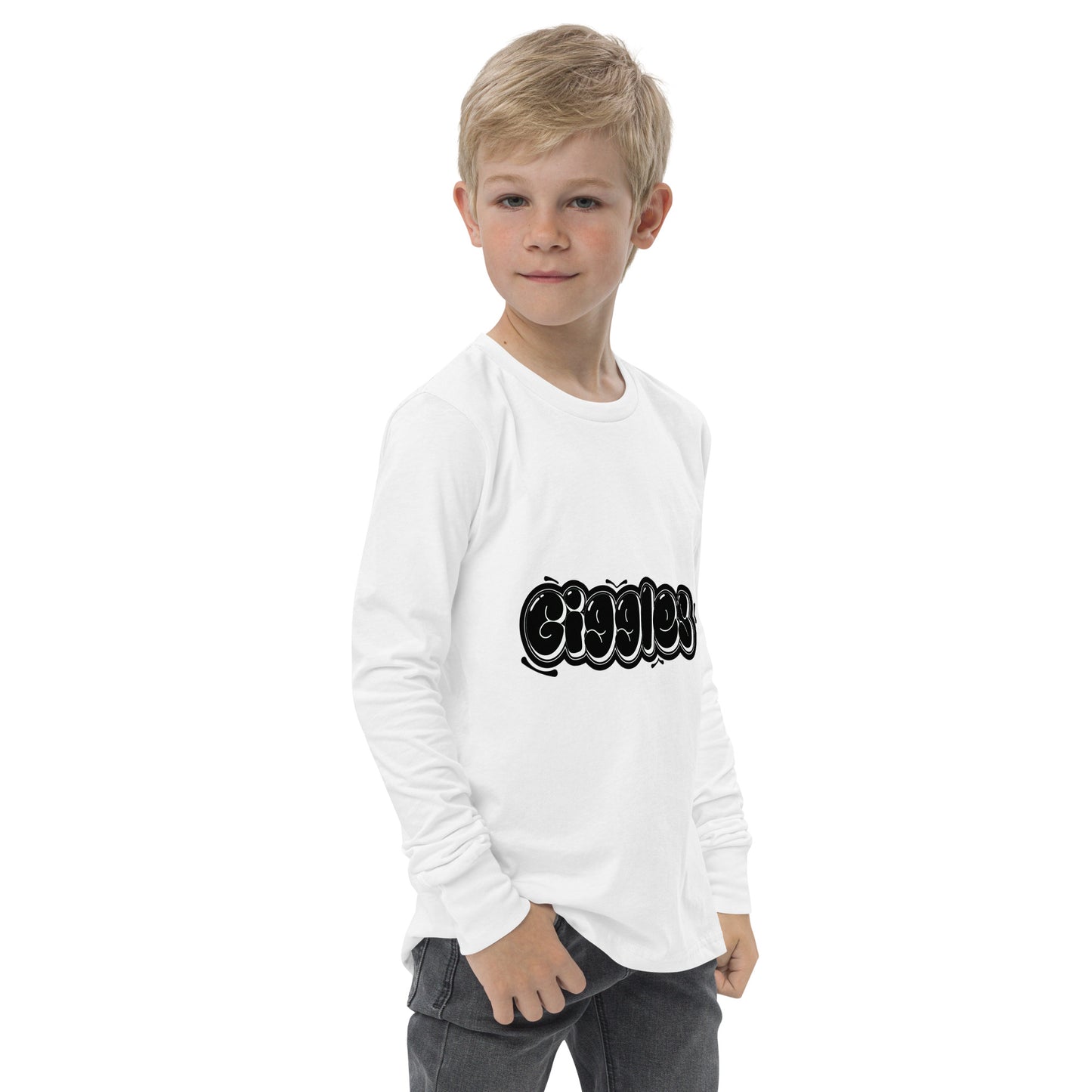 The Official Giggles Long Sleeve Tee - BLK